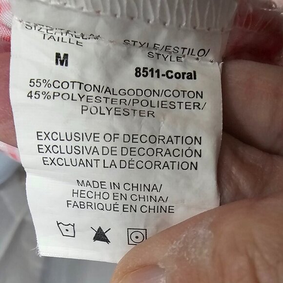 Dreamcrest Pink Gingham Pearl Snap House Dress Nightgown Lounge M - Picture 12 of 14